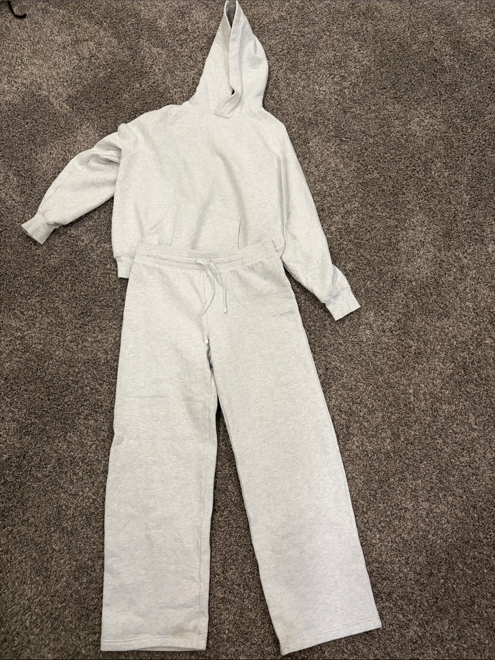 Light Heather Grey Aritzia Set